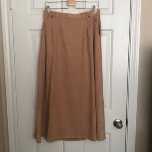 Westbound Faux Suede Skirt